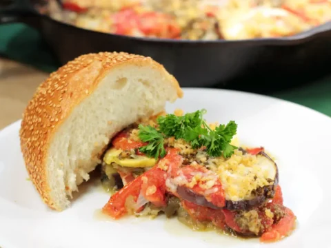 gratin aubergines italien