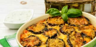 Gratin aubergines italien