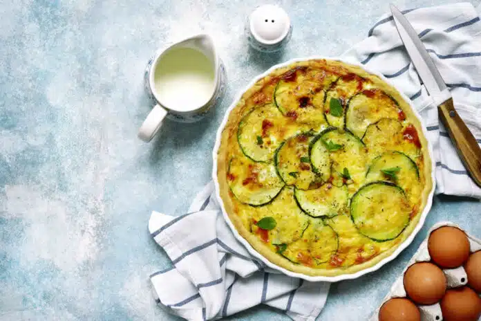 Gratin de courgettes rapide