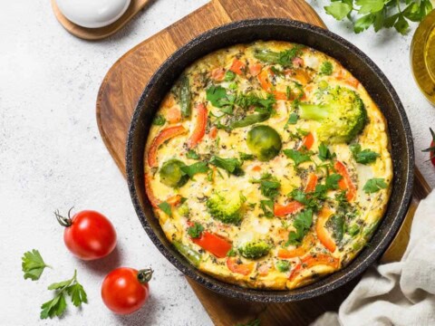 Quiche aux légumes sans pâte