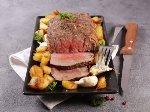 Rosbeef au four à l'ail
