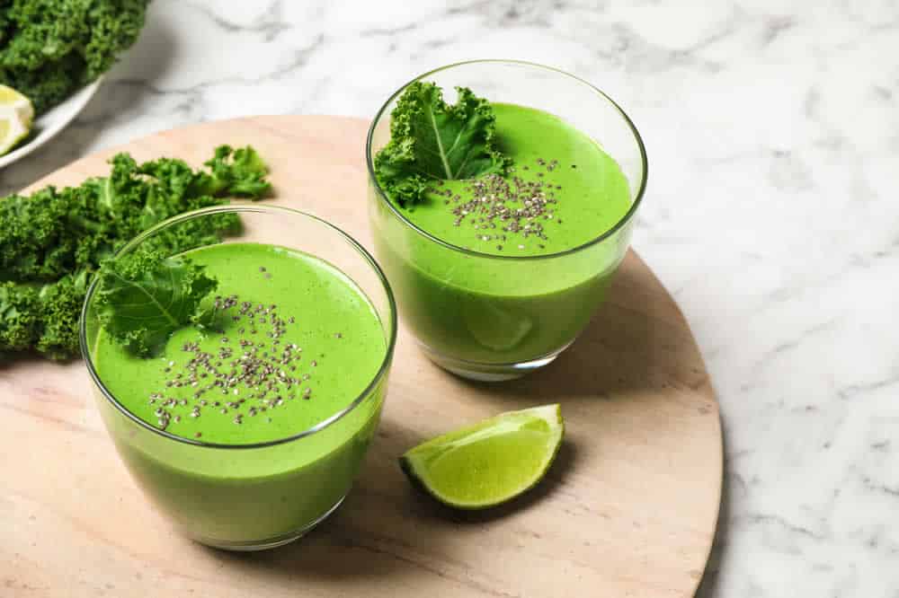 Smoothie de chou kale