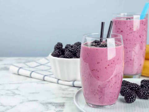 Smoothie framboise healthy