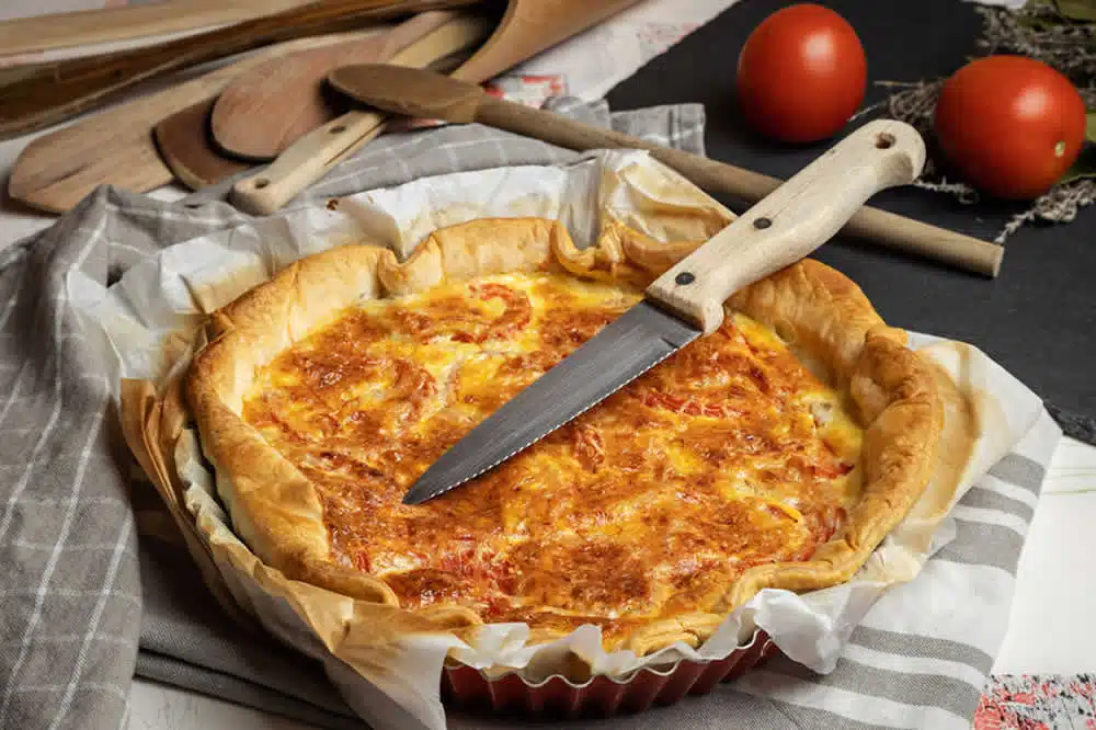 Tarte aux tomates à la moutarde