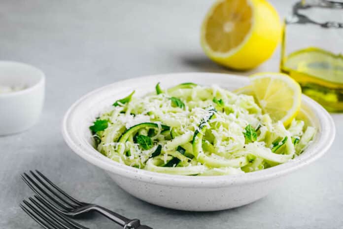 Spaghetti de courgettes au thermomix