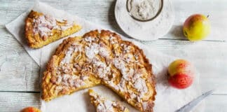 Tarte amandine aux pommes