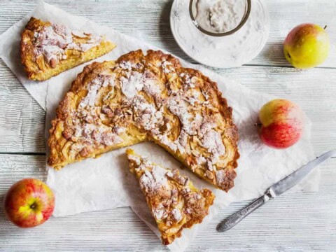 Tarte amandine aux pommes