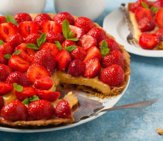 Tarte aux fruits rouges