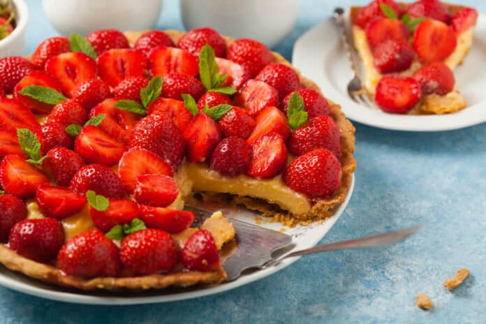 Tarte aux fruits rouges