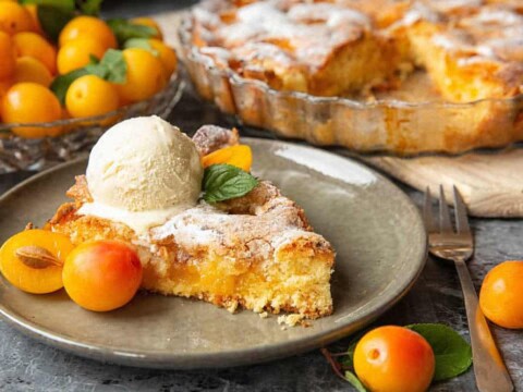 Tarte aux mirabelles facile