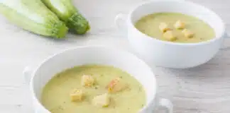 Savoureuse crème de courgettes au thermomix