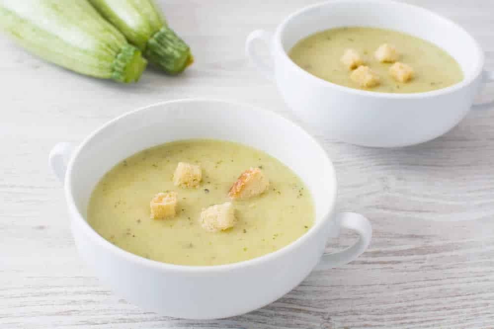 Savoureuse crème de courgettes au thermomix