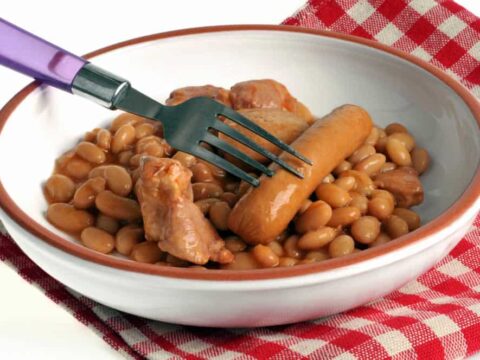 Cassoulet à la saucisse au cookeo