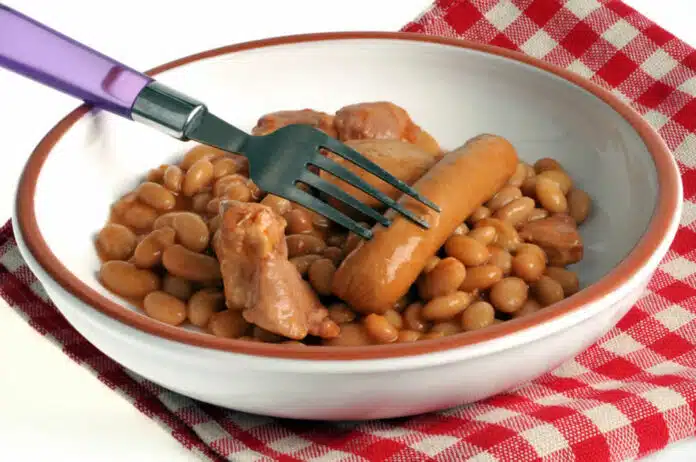 Cassoulet à la saucisse au cookeo