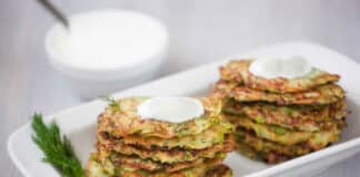 Galette de courgette au parmesan facile