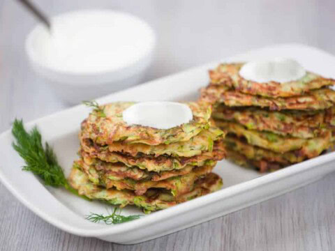 Galette de courgette au parmesan facile