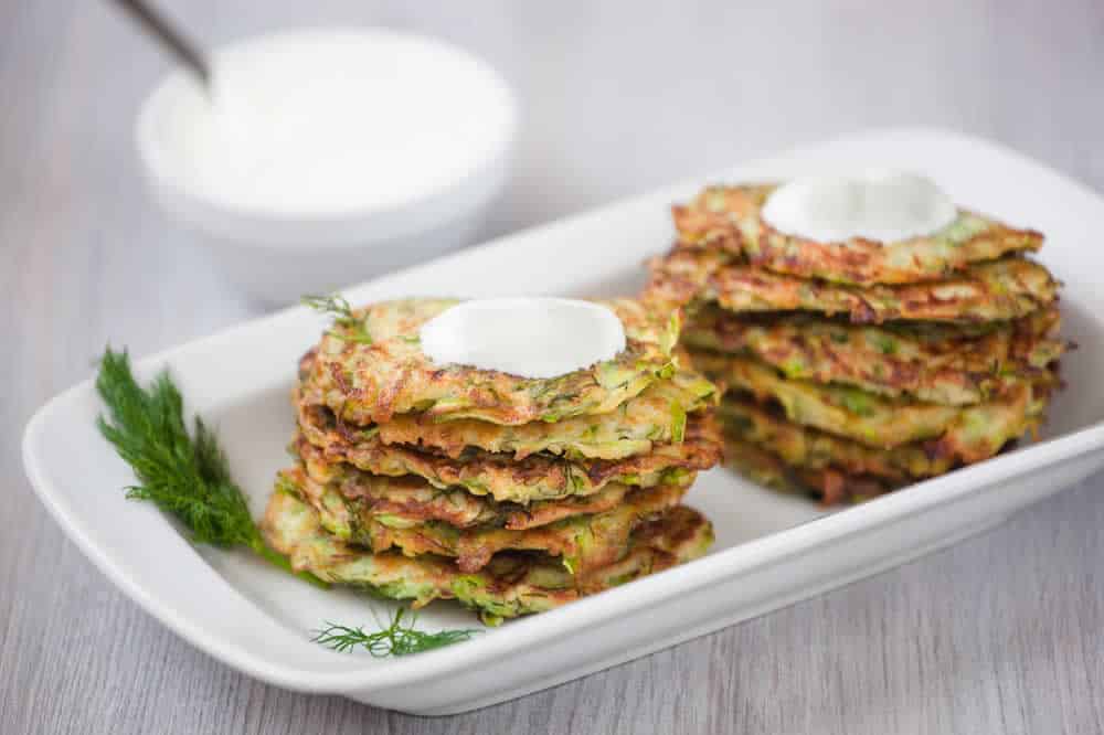 Galette de courgette au parmesan facile
