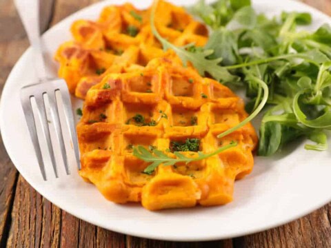 Gaufre à la patate douce