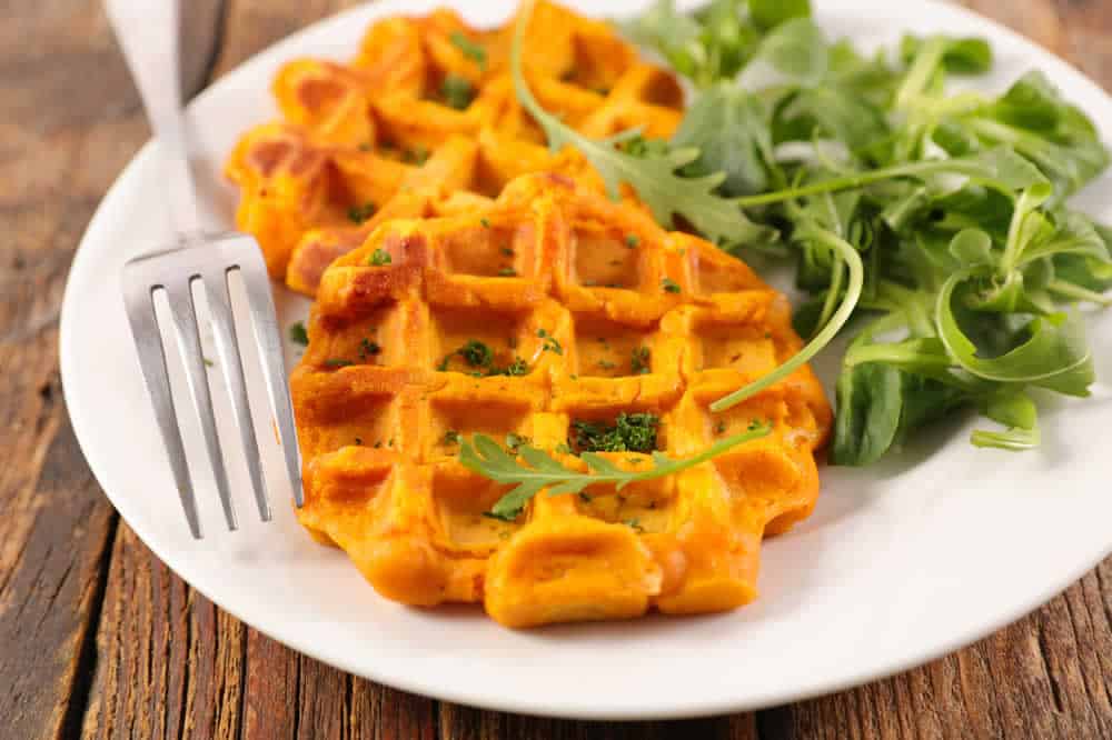 Gaufre à la patate douce