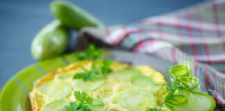 Omelette aux courgettes