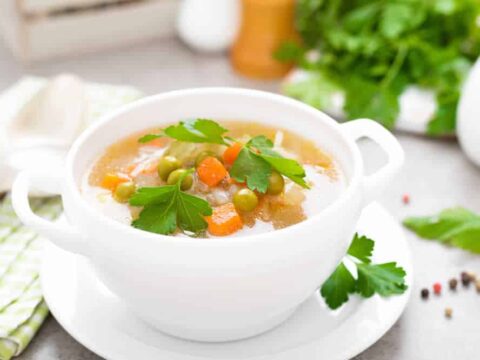 Soupe aux 5 légumes au thermomix