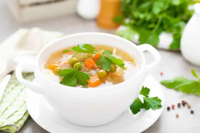 Soupe aux 5 légumes au thermomix