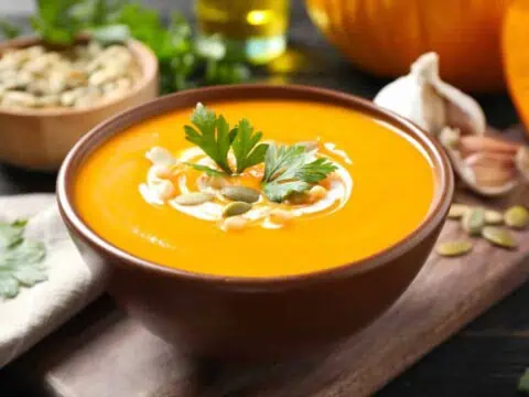 Soupe butternut poireaux
