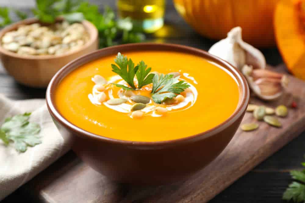 Soupe butternut poireaux