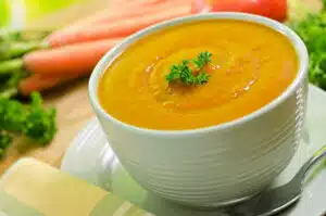 Soupe courge butternut et carotte au thermomix