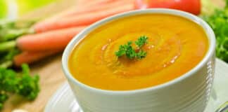 Soupe courge butternut et carotte au thermomix