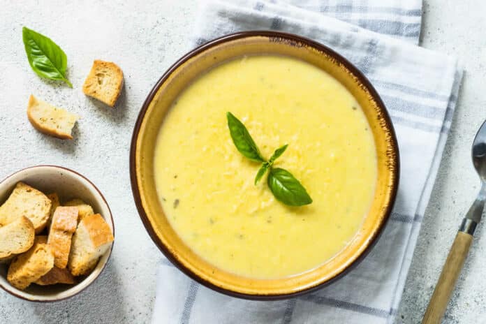 Soupe courgette pomme de terre