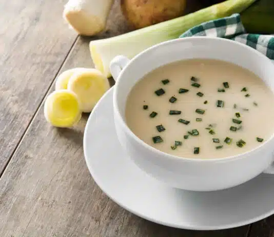 Soupe poireaux pommes de terre