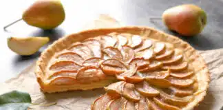 Tarte aux poires fraîches