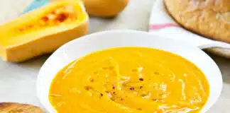 Velouté de courge butternut au thermomix