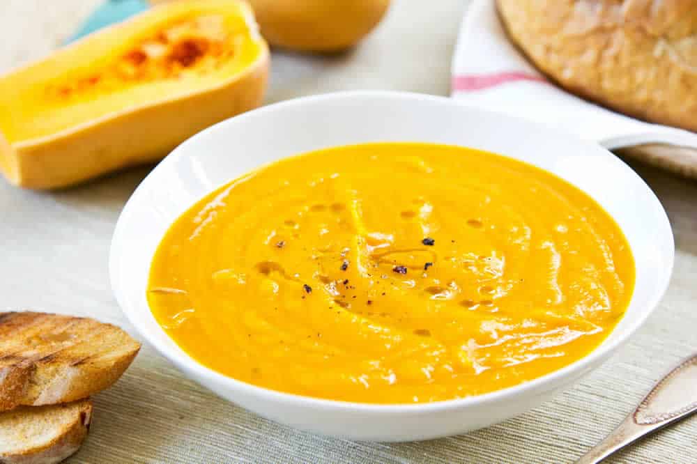 Velouté de courge butternut au thermomix