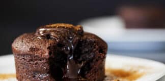 Muffins au chocolat coulant
