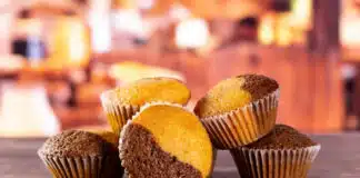 Muffins bicolores chocolat