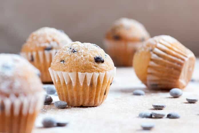 Muffins moelleux aux pépites de chocolat