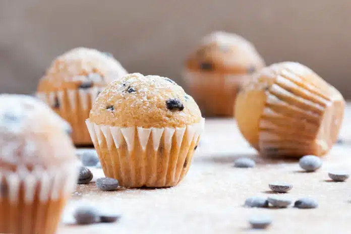 Muffins moelleux aux pépites de chocolat