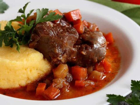 Osso bucco de dinde et polenta au cookeo
