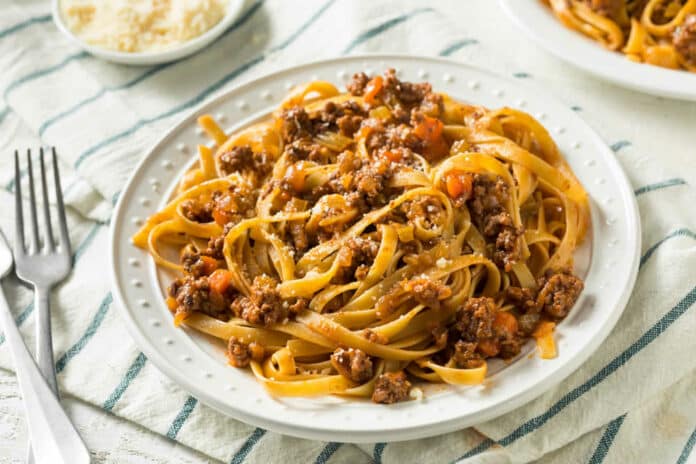 Pâtes à la bolognaise au cookeo