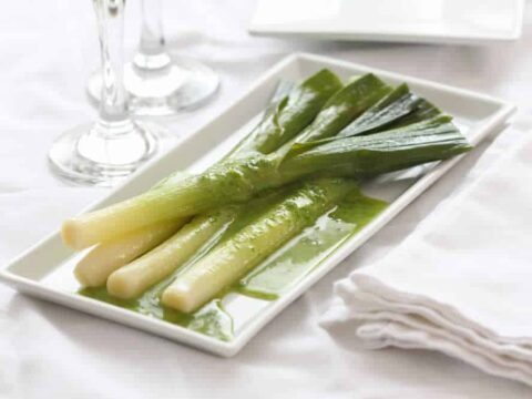 Poireaux vinaigrette au cookeo