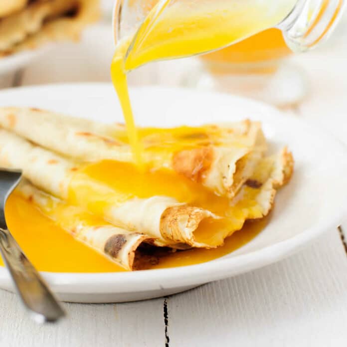 Sauce orange pour crêpes