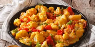 Chou fleur au curry au cookeo
