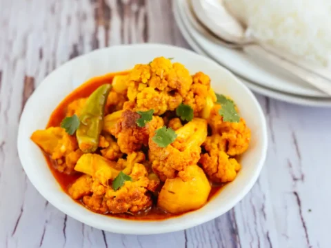 chou fleur au curry au cookeo