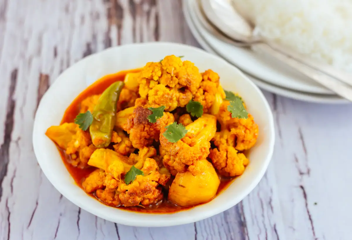 chou fleur au curry au cookeo