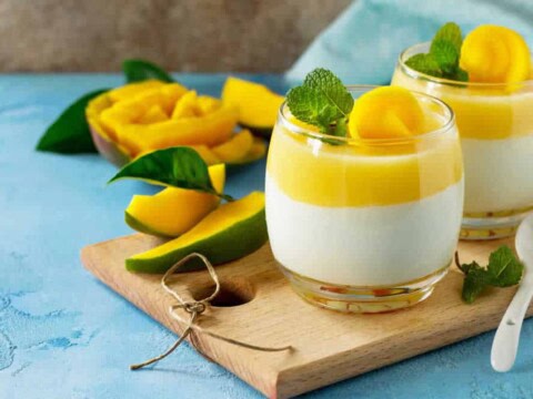 Dessert Panna cotta mangue au thermomix