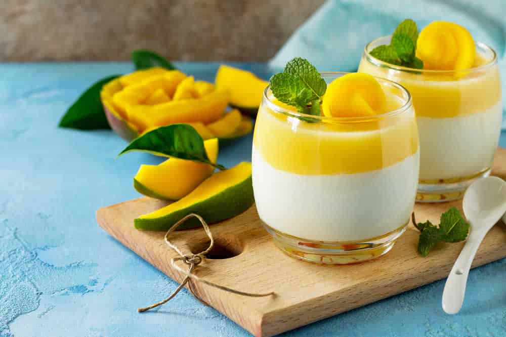 Dessert Panna cotta mangue au thermomix