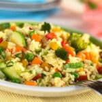 Risotto carottes courgettes au thermomix