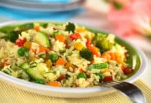 Risotto carottes courgettes au thermomix